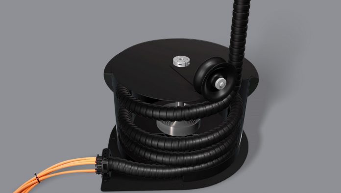 Sistema compacto de cadena portacables 3D «e-drum» Sistema compacto de cadena portacables 3D «e-drum»